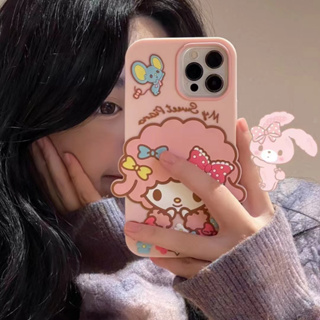 ✨ส่งของขวัญ✨เคสไอโฟน 14 Pro Max 13 12 11 เคส for เคสไอโฟน11 การ์ตูน melody พกง่ายๆ iPhone13 การป้องกันการตก Case