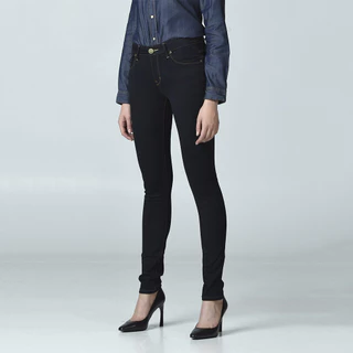 Mc JEANS (แม็คยีนส์) กางเกงยีนส์ผู้หญิง กางเกงยีนส์ทรงขาเดฟ เอวสูง Skinny Jeans MBDP134