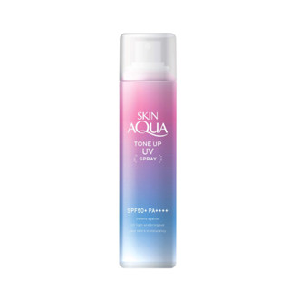 [ถูกสุด] ROHTO Skin Aqua Tone Up UV spray SPF50+ PA++++ ขนาด 70g