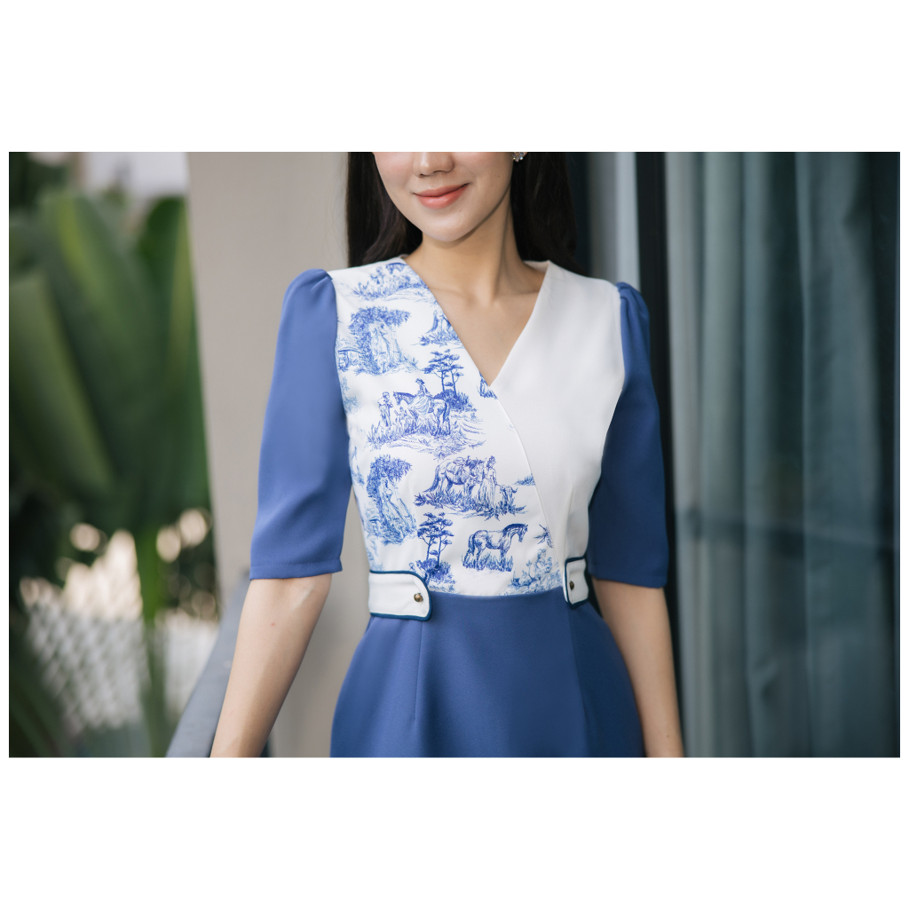VERSILLES' dress (LIMITED FABRIC PRINT)