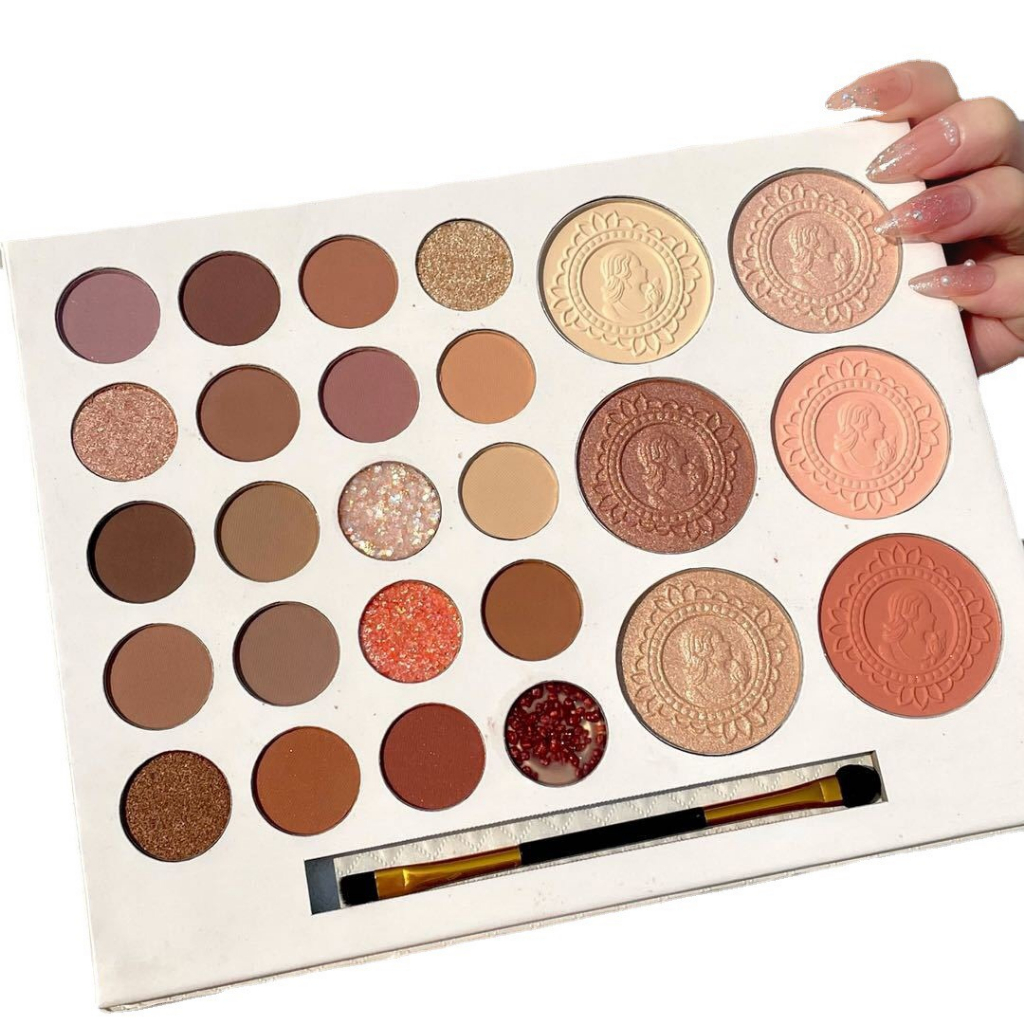 อายแชโดว์ Frank​ Color Eyeshadow​ 26 โทนสี อายแชโดว์ พร้อมบลัชออนใน 1 ตลับ ราคา ถูกที่สุด ดีลบีเคเค แกลเลอรีภาพที่ 3