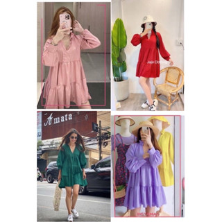 พร้อมส่ง Mini drees คุณแอน