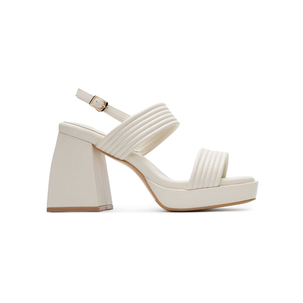 SHU BEDDY WALK 3.5" PIPES STRAPS ON PLATFORM รองเท้าส้นสูง
