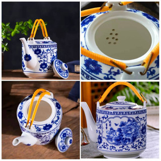 🔰กาน้ำชา. กาเซรามิค มีหูจับ CH0248💥โปรดอ่านรายละเอียดสินค้าก…