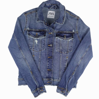 Jacket Jeans ZARA (JCK-ZAR-055)เสื้อยีนส์  ทรงสวย แขนยาว กันหนาว