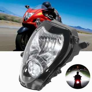 Alabama327 ฝาครอบไฟหน้ารถจักรยานยนต์ แบบใส สําหรับ Suzuki Hayabusa Gsxr1300 Gsx‐R1300 Gsxr 1300 96‐07