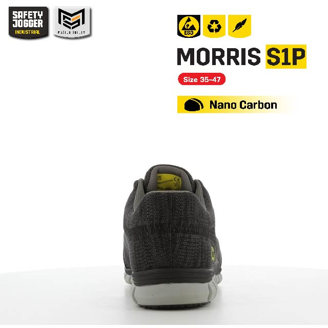 Safety Jogger حذاء سلامة MORRIS S1P بمقدمة نانو كربون — صورة 6