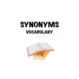 สมุดคำศัพท์ Synonyms (คำเหมือน) สันเกลียว+ปกใส