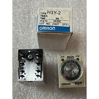 Timer Omron H3Y-2 Coll DC24V 0-5Min+Socket