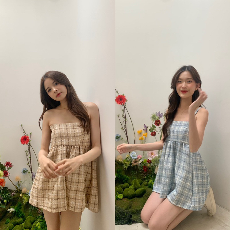 3pcs.basket "D2304" Jane mini dress มินิเดรส