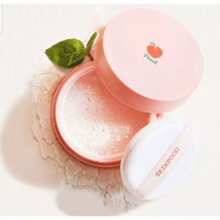 (ของแท้💯%)แพคเกจใหม่!!!🍑Skinfood Peach Cotton Multi Finish Powder5g/15g