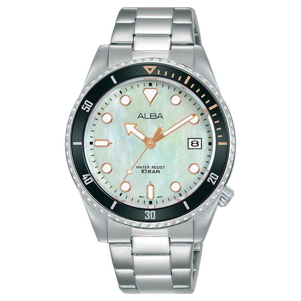 ALBA นาฬิกาข้อมือผู้หญิง สายสแตนเลส รุ่น AG8L49X,AG8L49X1