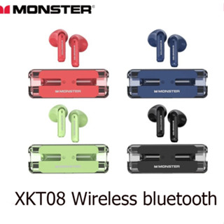 Monster XKT08 หูฟังไร้สาย TWS Wireless bluetooth 5.3 Earphone หูฟังบลูทูธไร้สาย