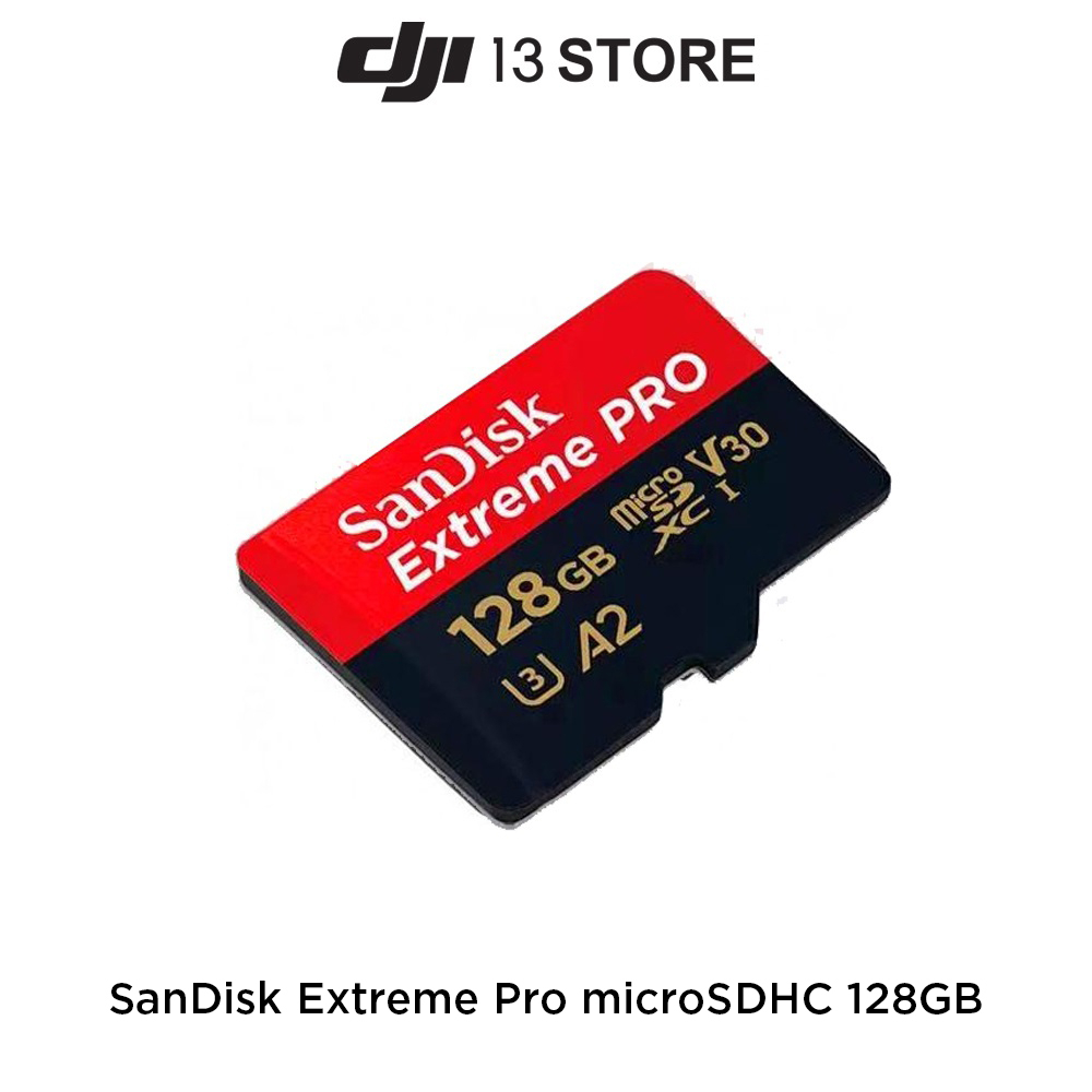 SanDisk Extreme Pro microSDXC 128GB V30 U3 C10 Read 200MB/s Write 90MB/s เมมโมรี่การ์ด 128GB รองรับ 