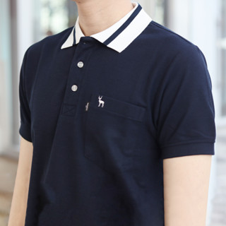 POLOLAND เสื้อโปโลชายทรงตรง รุ่นคลาสสิก II - สีกรม (+2 สี)