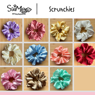 Scrunchies | โดนัทมัดผม | ยางมัดผม | ผ้าซาติน