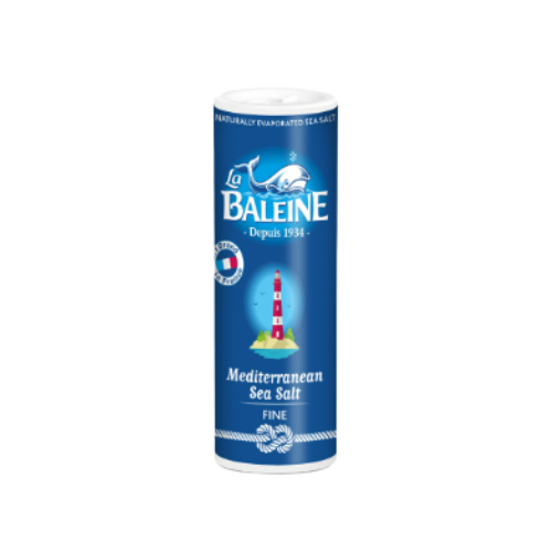 ลา บาเลน เกลือทะเลเมดิเตอร์เรเนียน 250 กรัม - Mediterranean Fine Sea Salt Shaker 250g La Baleine brand