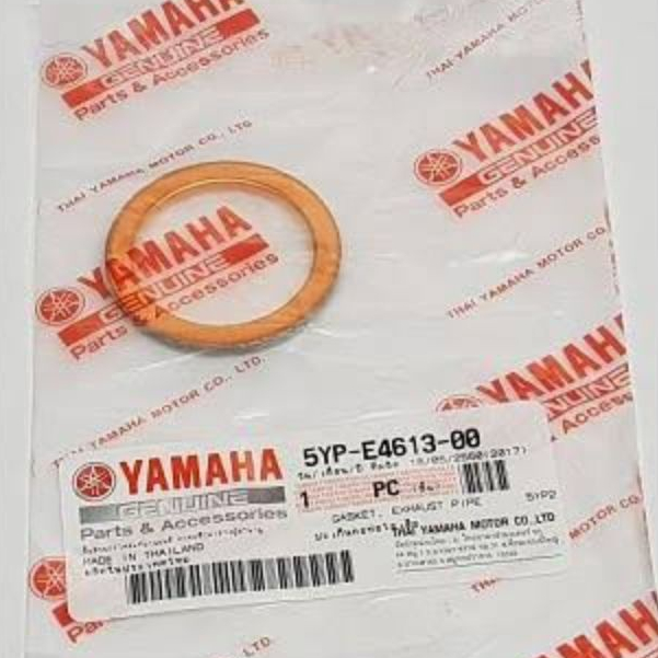 5YPE461300 ปะเก็น คอท่อไอเสีย Nouvo Elegance Spark-135 X-1R MIO-125 คาบิว 5YP-E4613-00 แท้