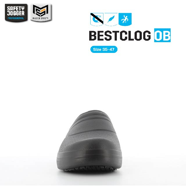 [ของแท้พร้อมส่ง] Safety Jogger รุ่น BESTCLOG OB รองเท้ายางกันลื่น น้ำหนักเบา ไม่ผสมโลหะ ได้มาตรฐานสากล