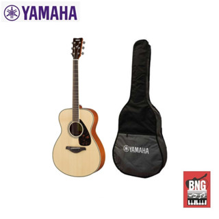 YAMAHA FS820 กีตาร์โปร่ง ยามาฮ่า เสียงดี สดใส ดังกังวาน ไม้หน้าแท้ *แถมกระเป๋า YAMAHA*