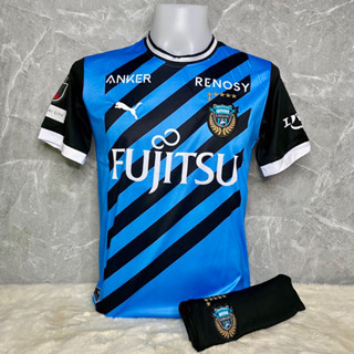 ชุดฟุตบอลผู้ชาย เสื้อกีฬา Kawasaki Frontale/Home ฟรอนตาเล่/ใหม่ล่าสุด สินค้ามีพร้อมส่ง เนื้อผ้าดีใส่สบาย(เสื้อ+กางเกง)