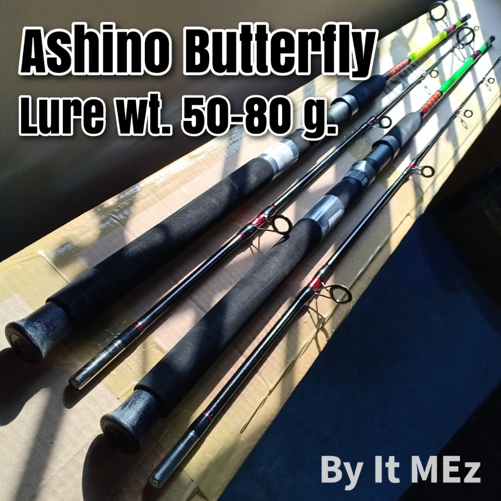 ของแท้ ราคาถูก คันเบ็ดตกปลา คันตัน Ashino Butterfly Lure wt. 50-80 G. เหมาะกับงานช่อน ชะโด กระสูบ Spinning