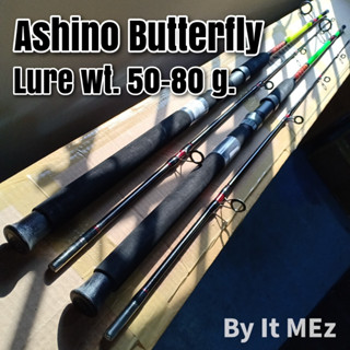 ของแท้ ราคาถูก ❗❗ คันเบ็ดตกปลา คันตัน Ashino Butterfly Lure wt. 50-80 G. เหมาะกับงานช่อน ชะโด กระสูบ Spinning