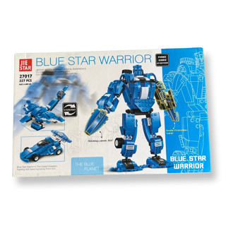 JIE STAR บล็อกตัวต่อเลโก้ BLUE STAR WARRIOR 27017 227 ชิ้น 5 in 1