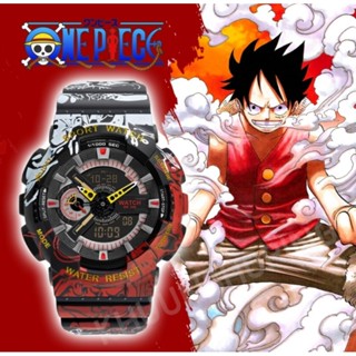 (พร้อมส่งจากไทย)นาฬิกาข้อมือ วันพีช One Piece แนวสปอร์ต สุดเท่ กันน้ำได้ ตั้งปลุก จับเวลา บอกวันและเวลา สินค้าส่งจากไทย