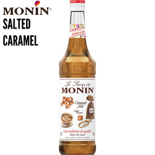 (AI-Market) น้ำเชื่อม MONIN กลิ่น “Salted Caramel” บรรจุขวด 700 ml โมนิน ไซรัปซอลเทดคาราเมล (Monin Salted Caramel Syrup)