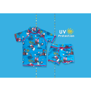 ✅ [2-7Y] Next 2 Pcs Beach Swim Set UV Protection ชุดว่ายน้ำเด็ก 2 ชิ้น ป้องกันแสงแดด