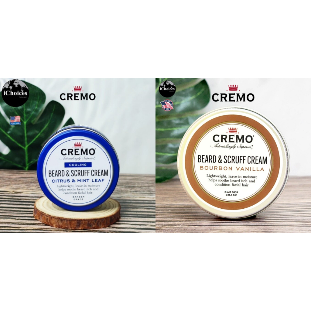 [Cremo] Beard & Scruff Cream 113 g ครีมจัดแต่งหนวดและเครา