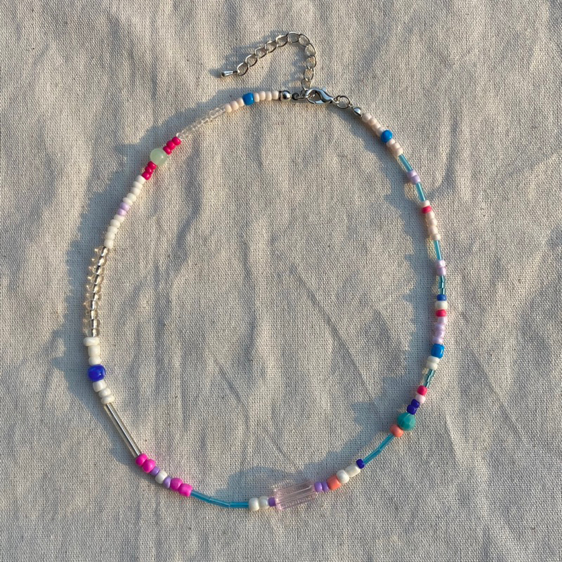 [พร้อมส่ง] New✨ สร้อยคอลูกปัด 🛼🎧 สร้อยคอdiy