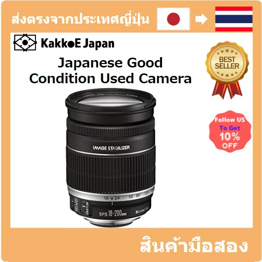 [เลนส์มือสองของญี่ปุ่น] [Japanese Used Lense]Canon telephoto zoom lens EF-S18-200mm F3.5-5.6 IS APS-C compatible