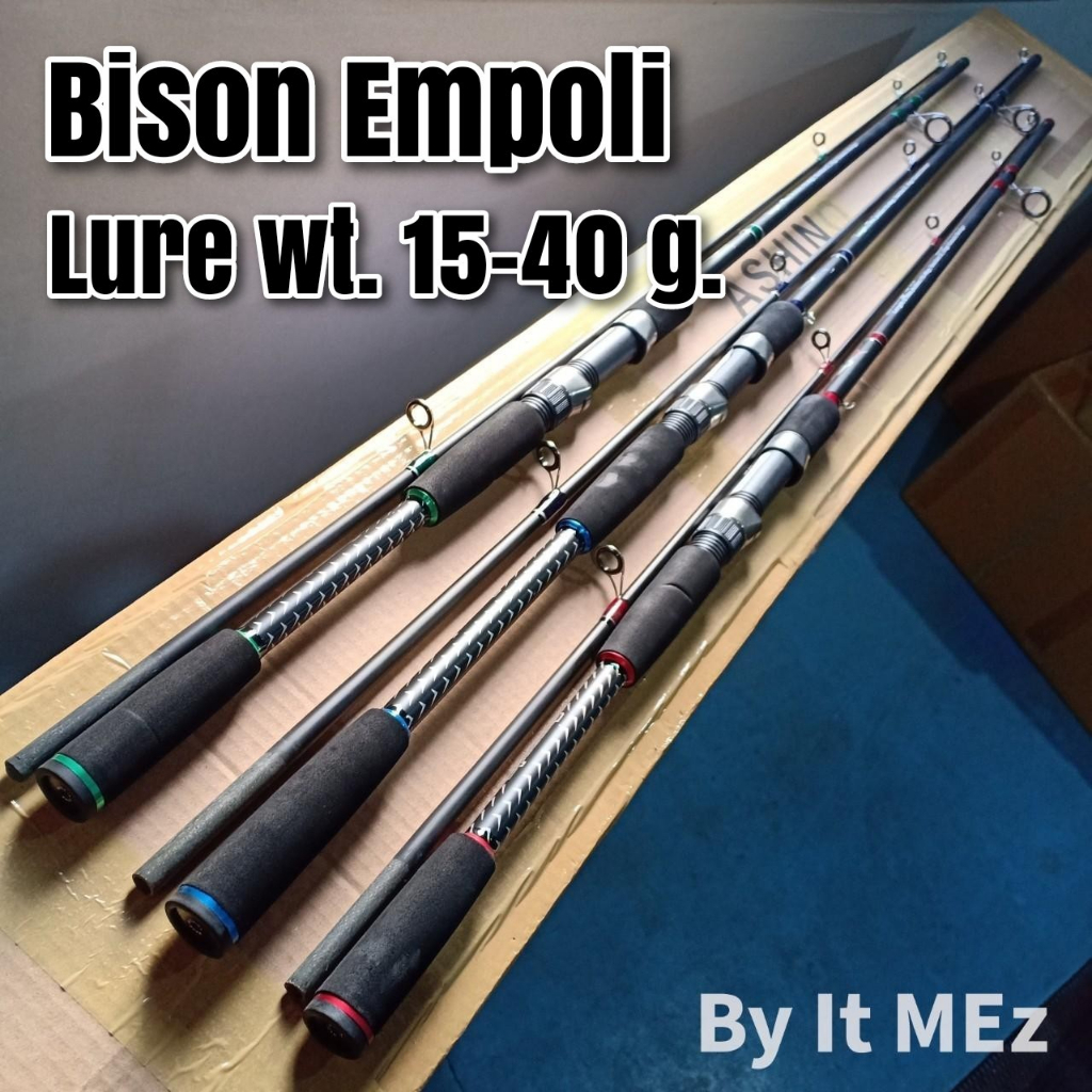 ของแท้ ราคาถูก ❗❗ คันเบ็ดตกปลา Bison Empoli Lure wt.15-40 G.เหมาะสำหรับตีทั้ง หน้าดิน เหยื่อปลอม กบก