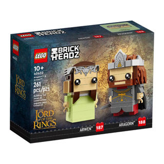 LEGO® BrickHeadz 40632 Aragorn™ &amp; Arwen™ - เลโก้ใหม่ ของแท้ 💯% กล่องสวย พร้อมส่ง