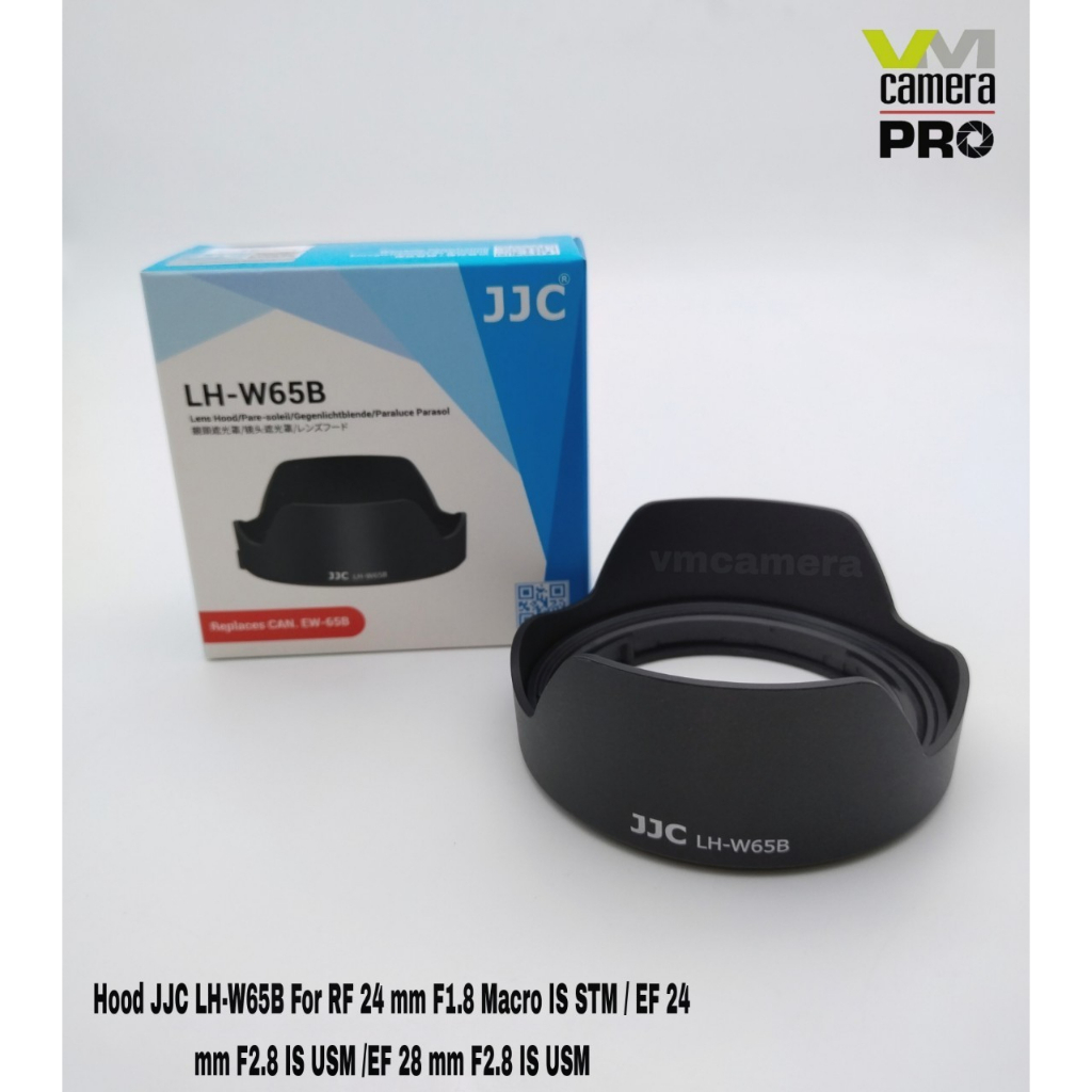 ฮูดเลนส์ JJC LH-EW65B For  FR 24 mm F1.8 MACRO IS STM