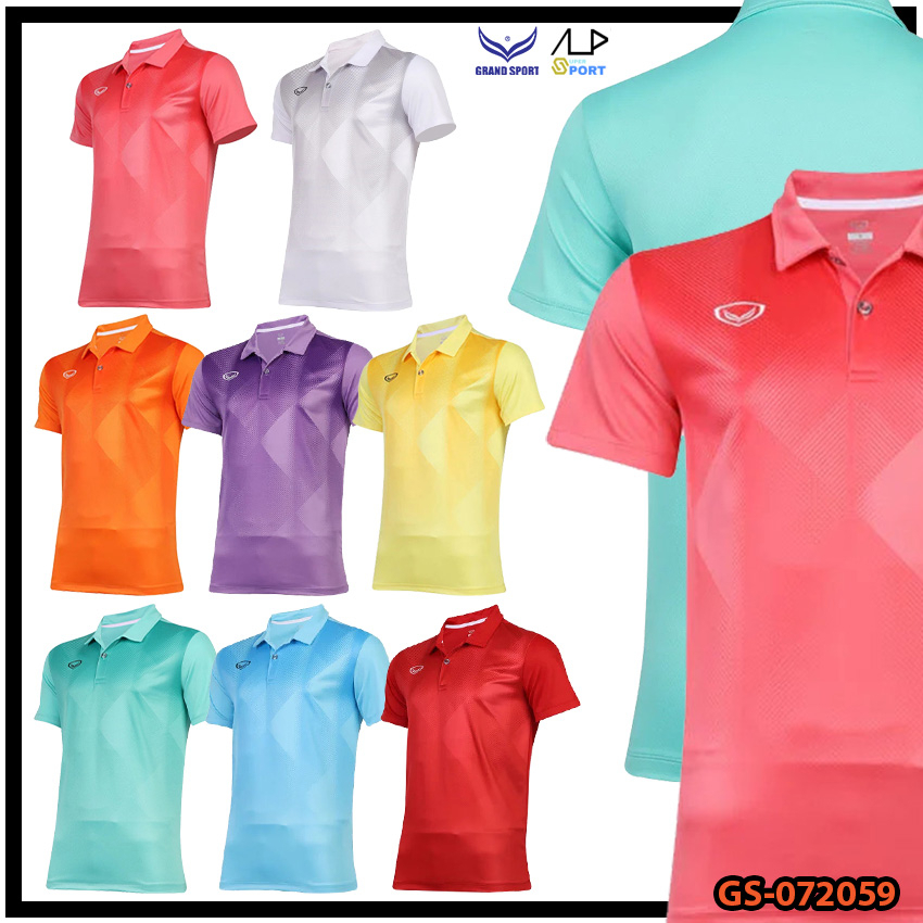 ลดโหดสูงสุด 1,000 บาท GRAND SPORT รุ่น 072059 เสื้อโปโลชาย แกรนด์สปอร์ต แท้100%