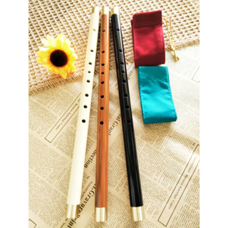 ของสะสม/งานอดิเรก ขลุ่ยไทยเสียงเพียงออ และ ขลุ่ยไทยเทียบเสียงสากล คีย์ Bb,C  ขนาด 22 มม. เลี่ยมทองเหลือง(หัวท้าย)