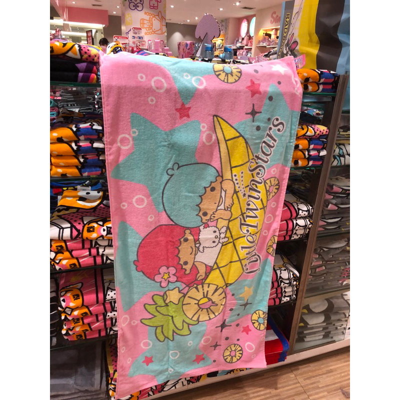 ผ้าเช็ดตัวsanrioแท้100%