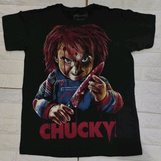 เสื้อยืดหนังสยองขวัญ CHUCKY งาน ดาบแดง Mexico หายาก มากๆ ทำน้อย