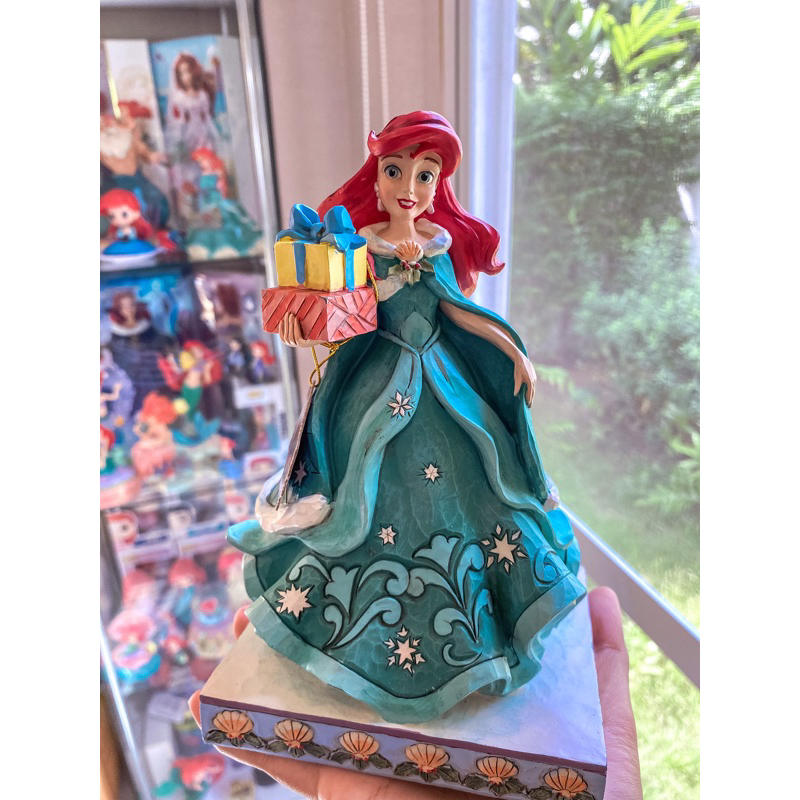 Ariel with gift by jim shore