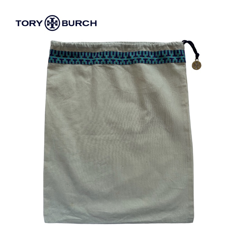 Tory Burch กระเป๋าผ้าหูรูด ถุงกันฝุ่น ทอรี่ เบิร์ช