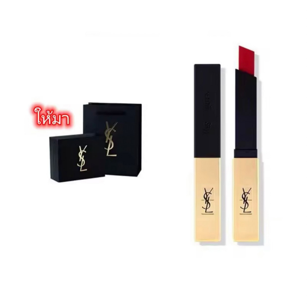 ( พร้อมส่ง /สินค้าของแท้) ลิปสติก YSL Rouge Pur Couture The Slim Matte Lipstick#1996#21#23#416#28#301#302#305#307#315