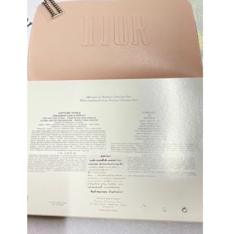 💥ขายแยกชิ้น💥 จาก Dior gift set cosmetic / Forever 2N 5ML SPF 30 , Capture totale Dreamskin 7ML