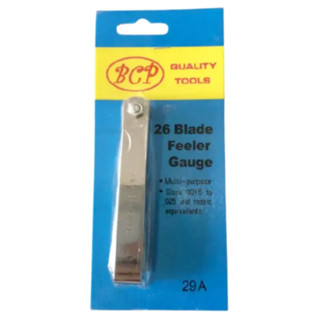 ฟิลเลอร์เกจ 26ใบ BCP blade gauge blade 29A ทำจากสแตนเลส เกจตั้งวาล์ว ฟิลเลอร์ตั้งวาวน์ ตัวตั้งวาว ตัวปรับระดับวาว