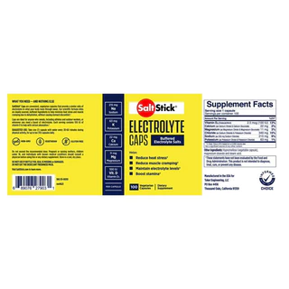 เข้าใหม่! SaltStick 4 Caps Buffered Electrolyte Salts อิเล็กโทรไลต์ชนิดแคปซูล