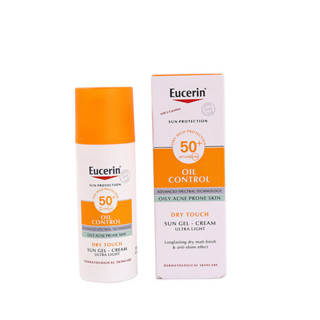 Eucerin Sun Dry Touch Oil Control SPF50+ PA+++​ Sun Gel Cream Ultra Light / กันแดด 50มล.