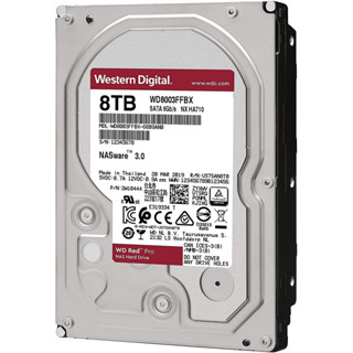 WD Red Pro 8TB 7200RPM 7200RPM SATA 256MB NAS HDD (WD8003FFBX)