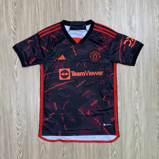 เสื้อบอล  เสื้อผู้ใหญ่แมนยู 2024 ManU เนื้อผ้าโพลีเอสเตอร์แท้ เกรดแฟนบอล AAA